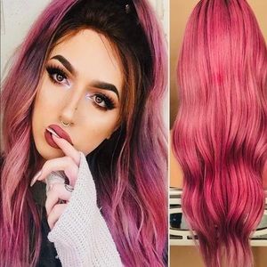 Ombré Pinky Poo Girl Custom Made Wig